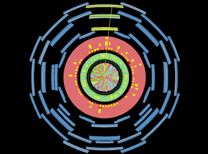 Live Proton Collisions in ATLAS