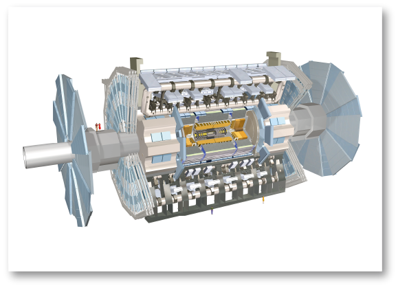 Computer generated image of the whole ATLAS detector